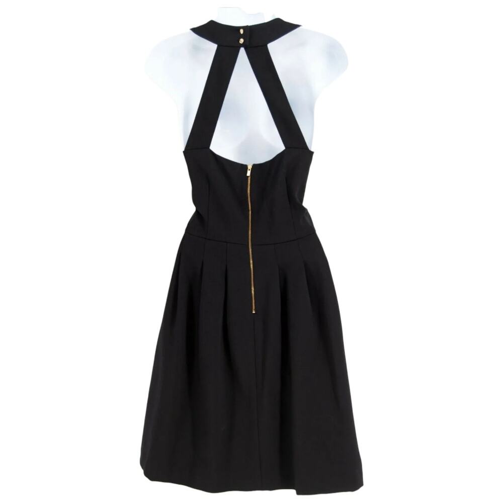 Banana Republic Black Cutout Back Dress Size 0 - Picture 2 of 8